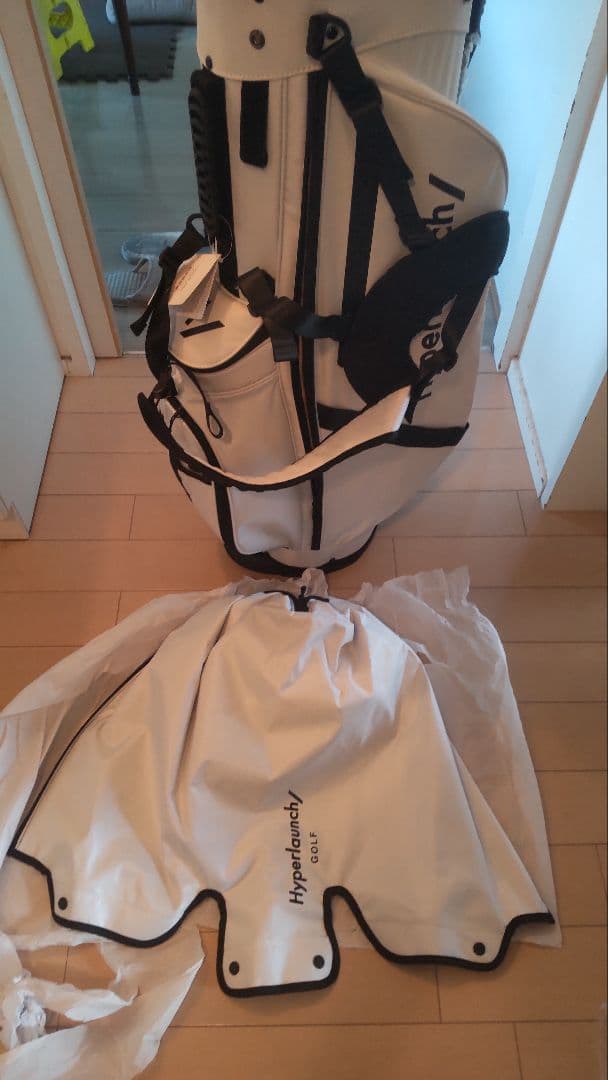 Hyperlaunch GOLF キャディバッグ ホワイト/ブラック