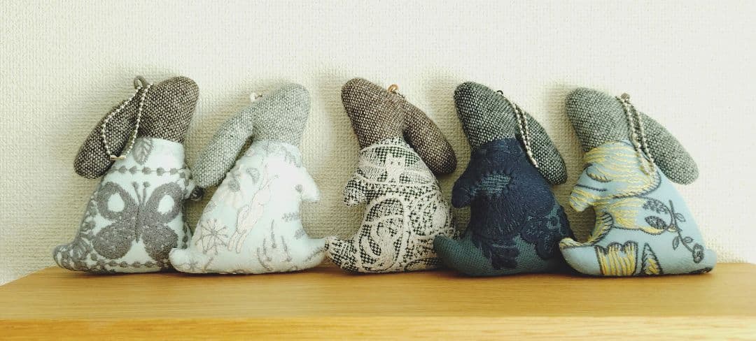 myumyu**　ミナペルホネン❁Babyうさぎチャーム　10点①