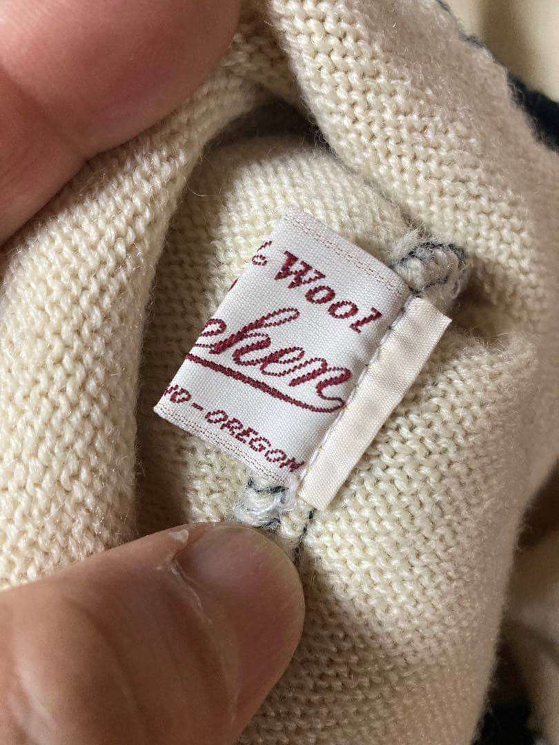 デッドストック 150着限定ラングリッツレザー ディーエン ウール セーター