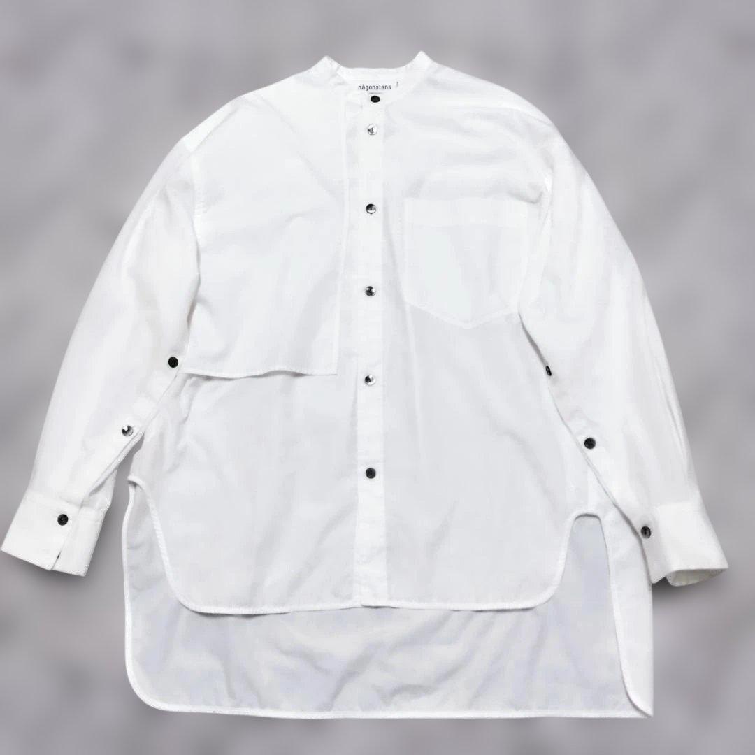 美品 nagonstans 23SS T/Cブロード All-round シャツ