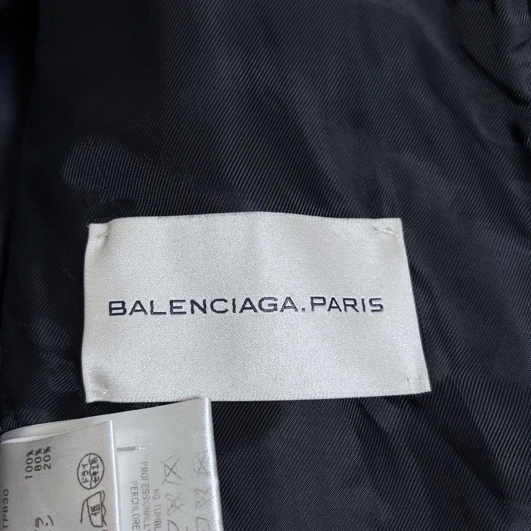 08AW ニコラ期 バレンシアガ ダッフルコート ミリタリー チンストラップ