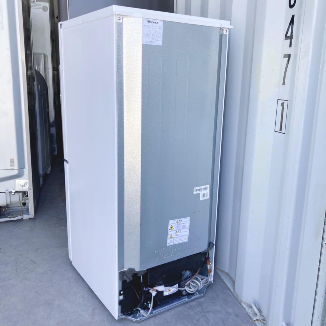 取付無料！高性能低温ケース搭載鏡面グラスおしゃれホワイトインテリア冷蔵庫！洗濯機