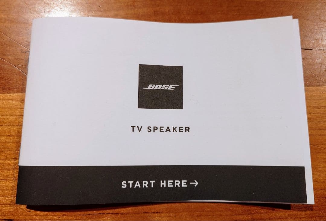 HDMIケーブル付　BOSETVSpeaker SINGLE BLK100VJP