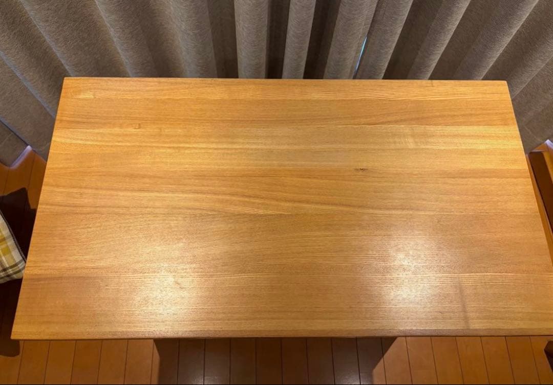 無印良品 デスク 美品 /タモ材 パーソナルデスク 幅80cm （1）