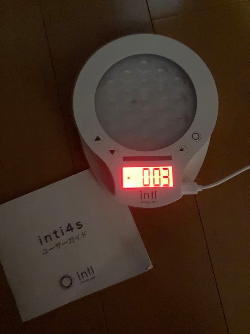 inti4s 光で起きる目覚まし時計 inti Energy Light