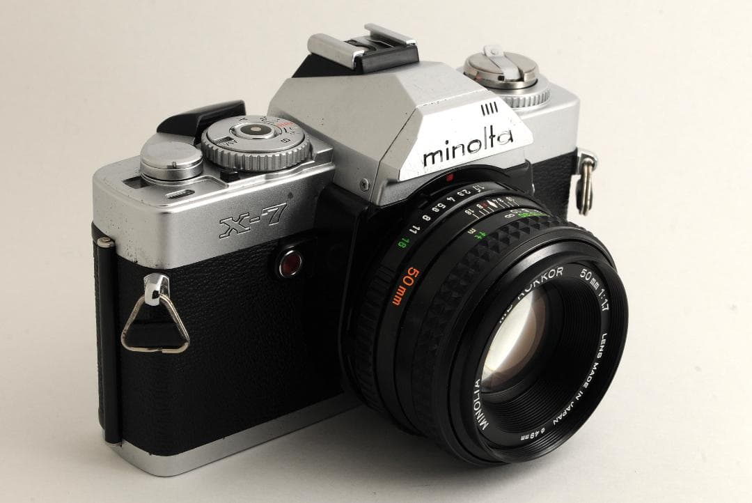 ミノルタ X-7 シルバー MD ROKKOR 50mm F/1.7