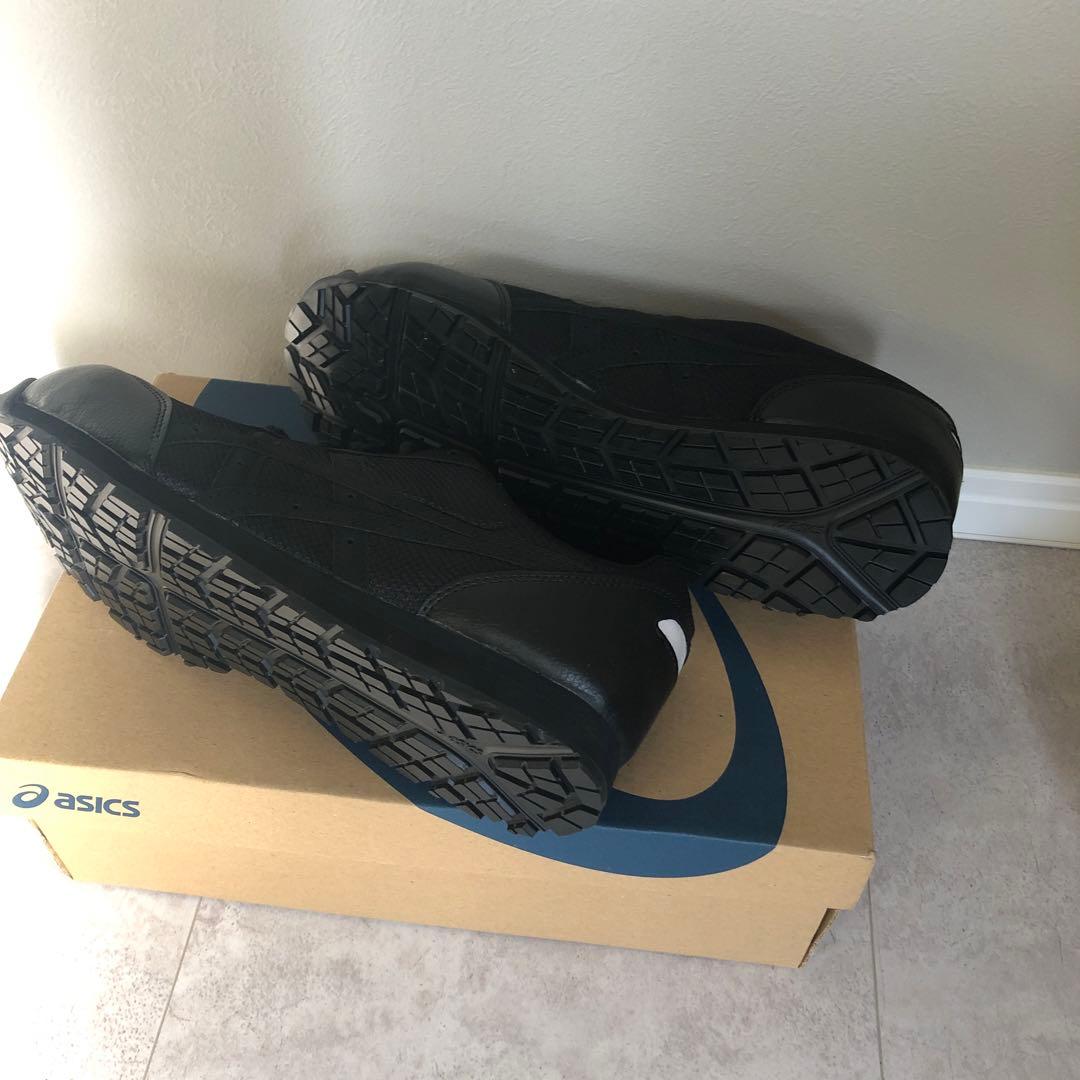 新品未使用　アシックス　安全靴　27センチ　黒　ブラック