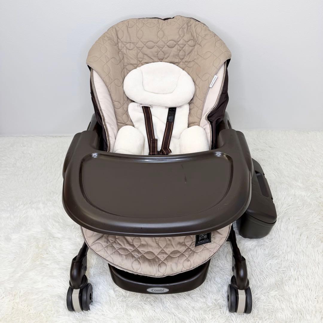 美品 Combi CWL ネムリラ AT ホワイトレーベル 電動 ハイローチェア