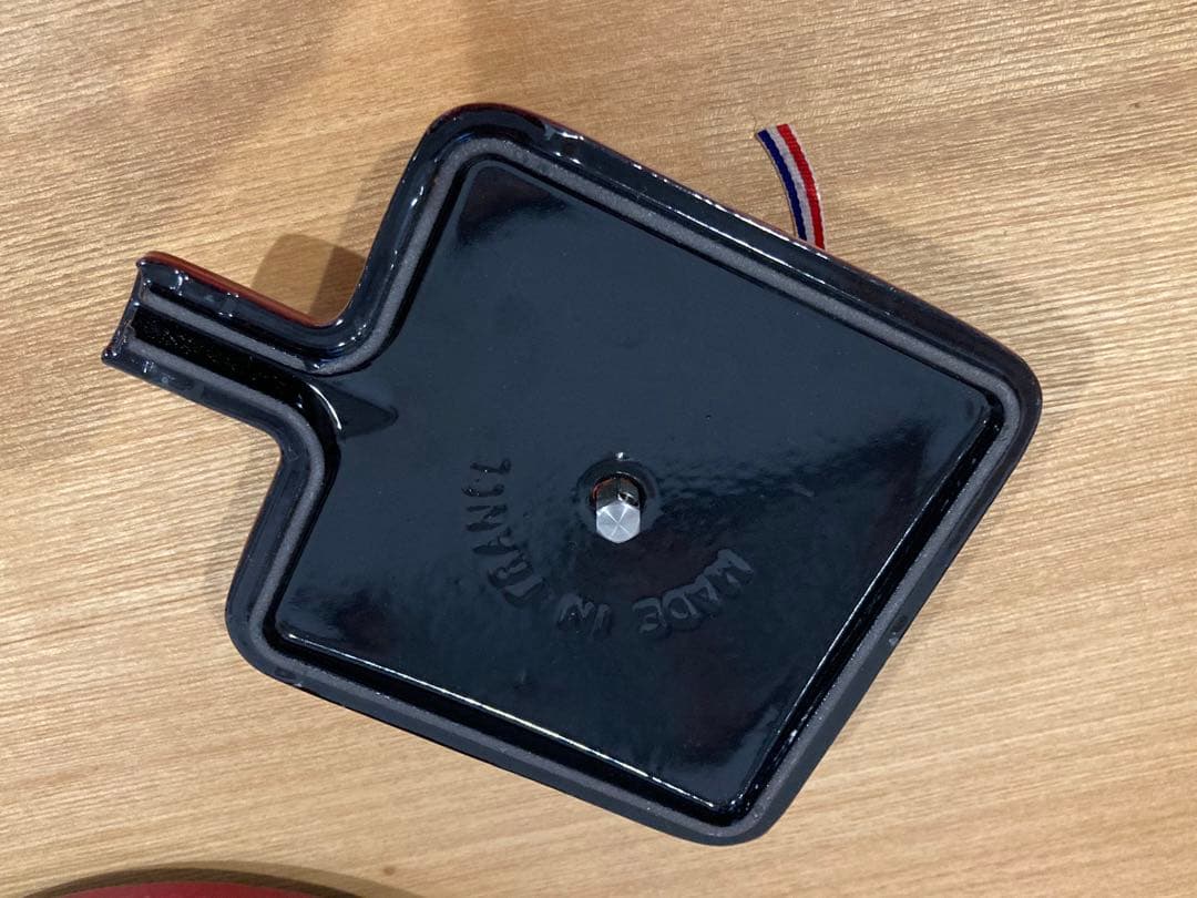 staub スクエアティーポット　ピメント　teapot ケトル　トリベット付き