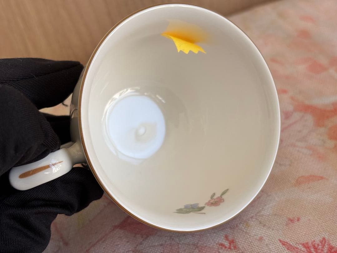 ノリタケ　クラフトーン　アイビーソング カップ＆ソーサー4客プレート2枚セット