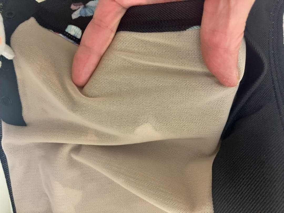 ひーちゃん　ワコールスイムウエア　スポーツ用水着 ノースリーブ花柄