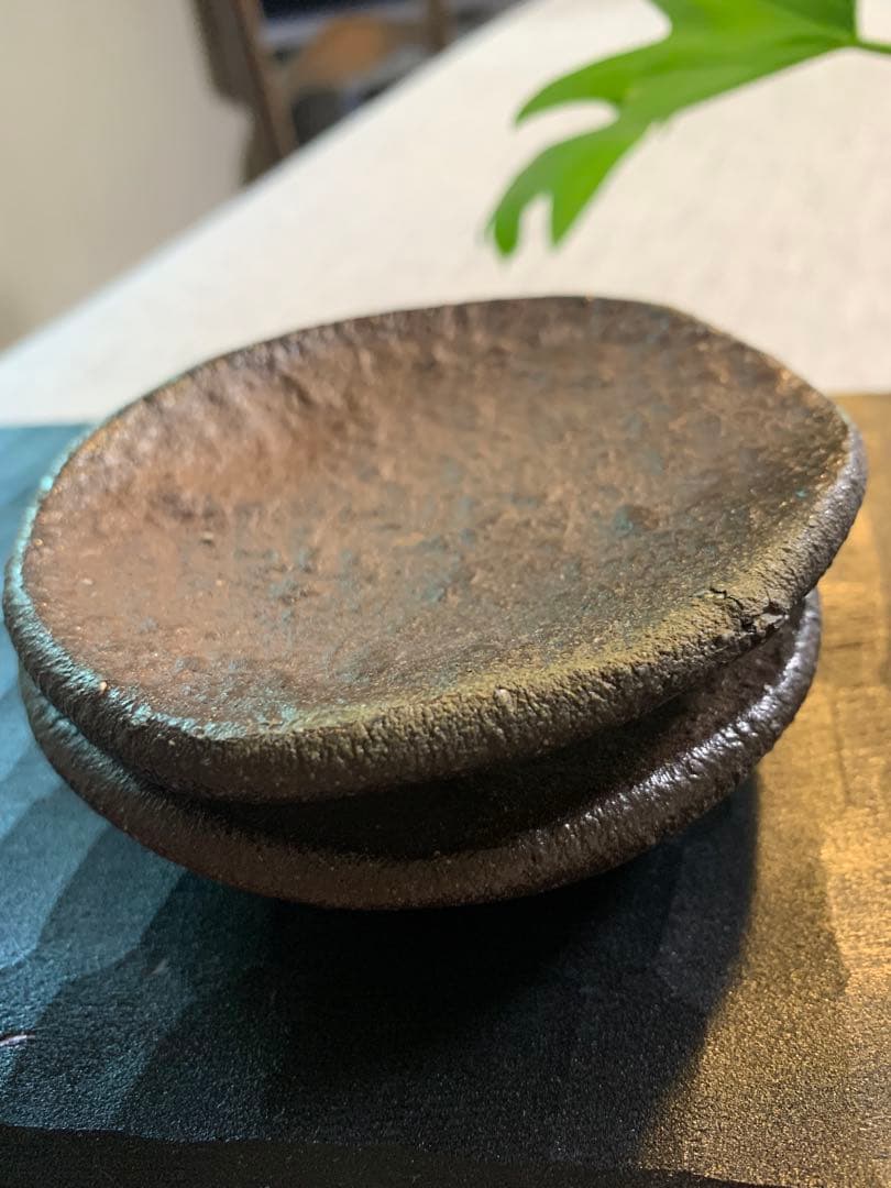 小野哲平　焼き締め　初期作品　希少　侘び寂び　美品　円錐足　手捻り　禅