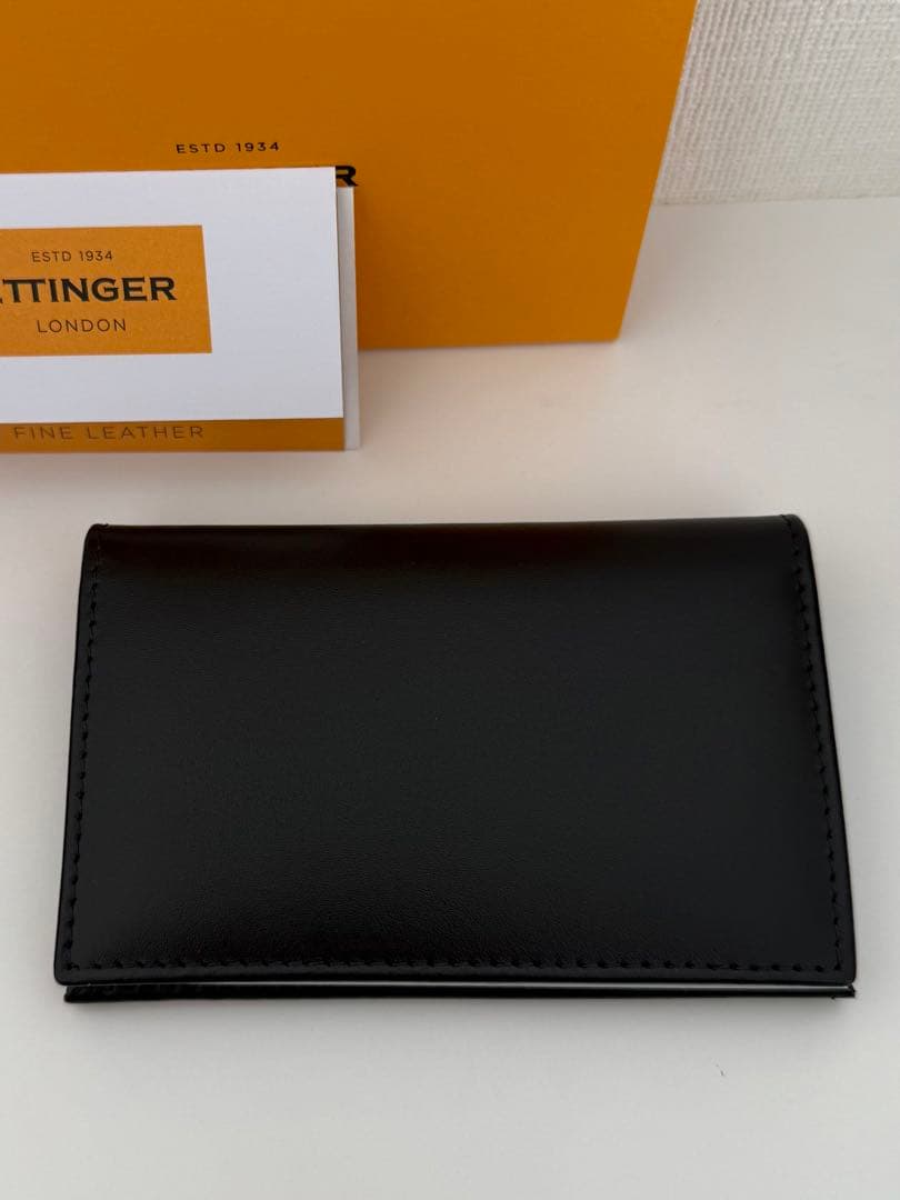【新品未使用】エッティンガー 名刺入れ ブラック