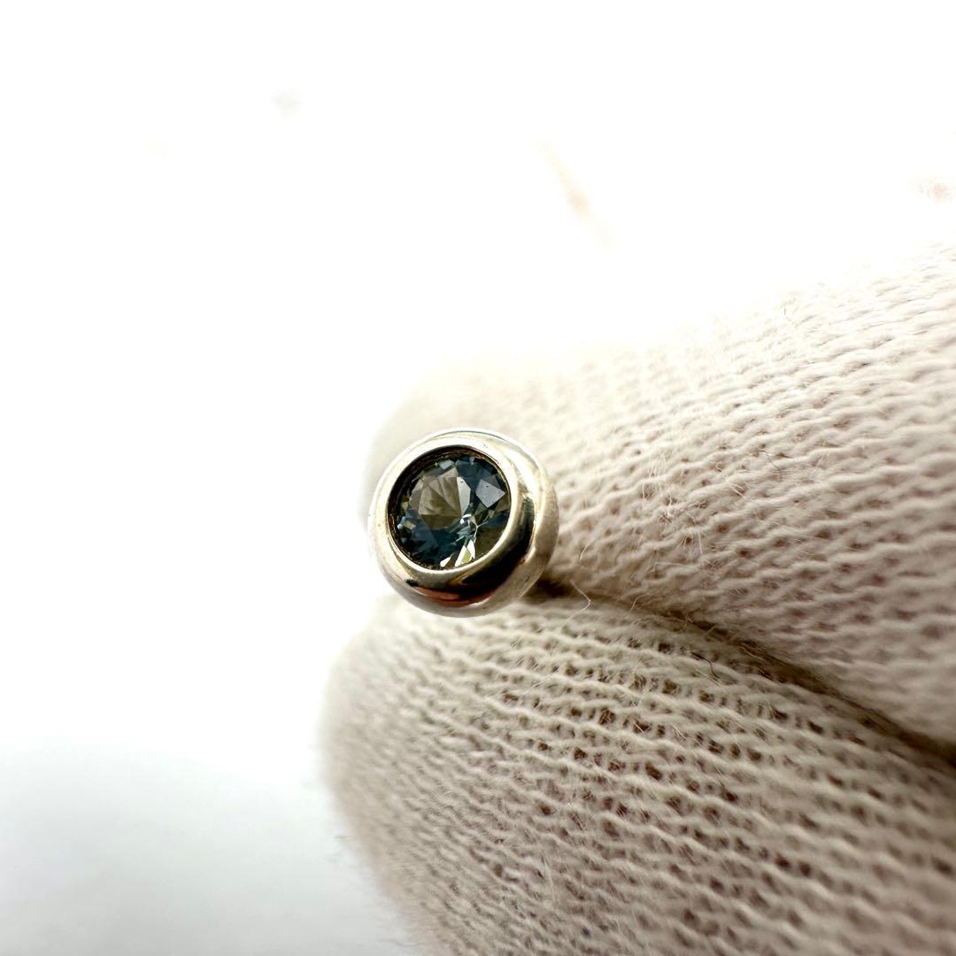 Tiffany　バイザヤード　アクアマリン　ピアス　シルバー　Ag925