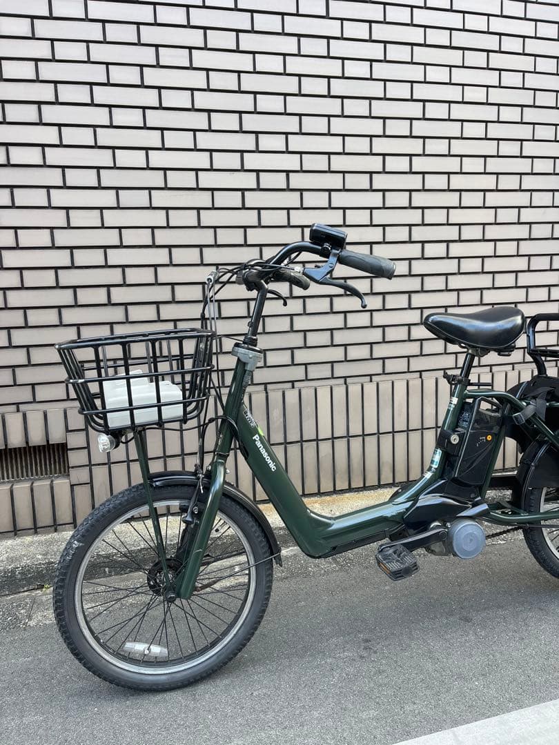 13.2ah5点灯パナソニック子供乗せ電動アシスト自転車20インチ