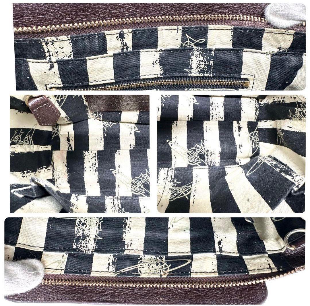 ヴィヴィアンウエストウッド　EXECUTIVE ハンドバック オーブ ブラウン