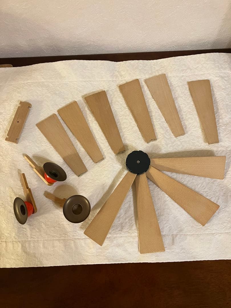 クリスマス　キャンドルピラミッド　ドイツ製　木製置物　1990年前後購入