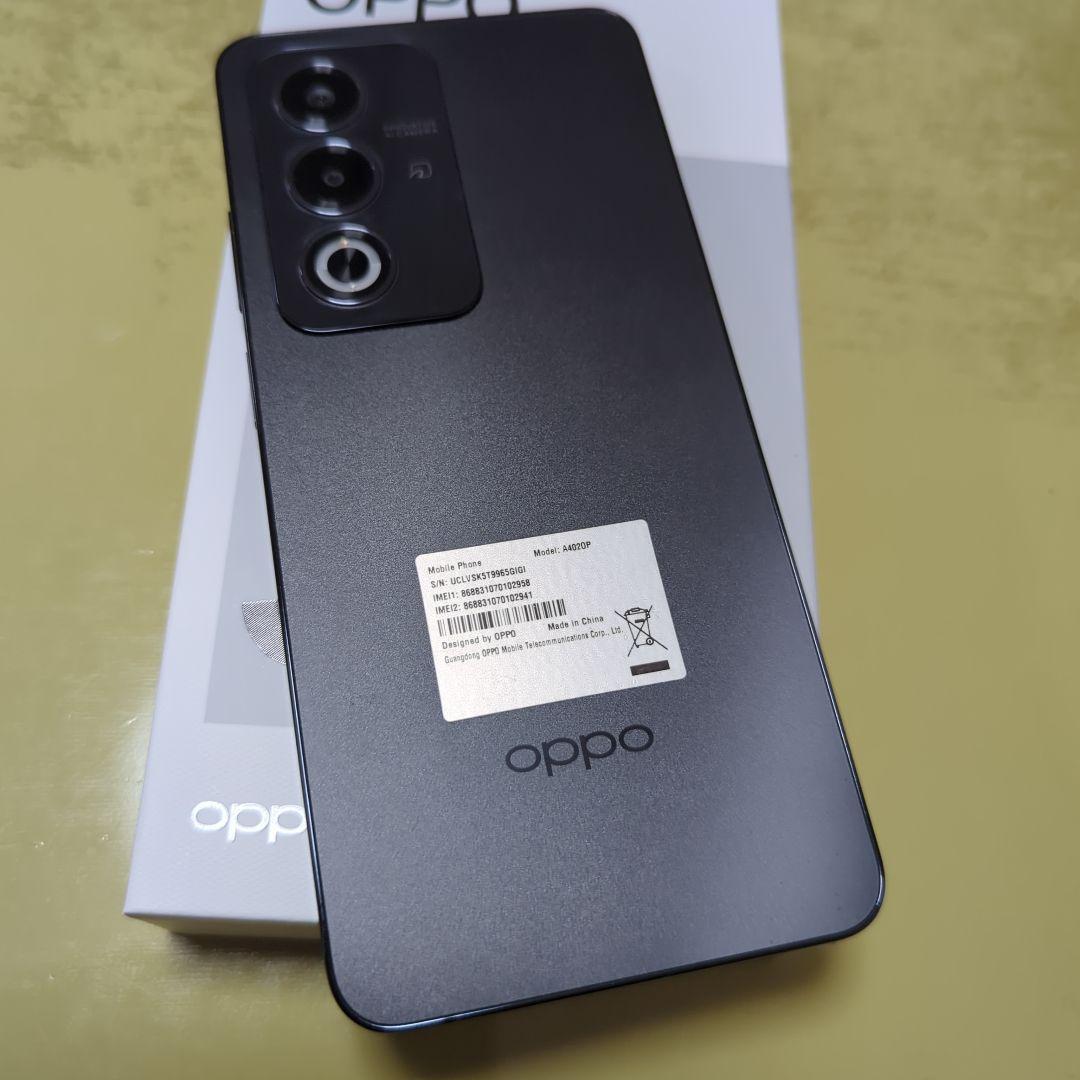 OPPO A3 5G ブラック 本体 SIMフリー　オマケ有り