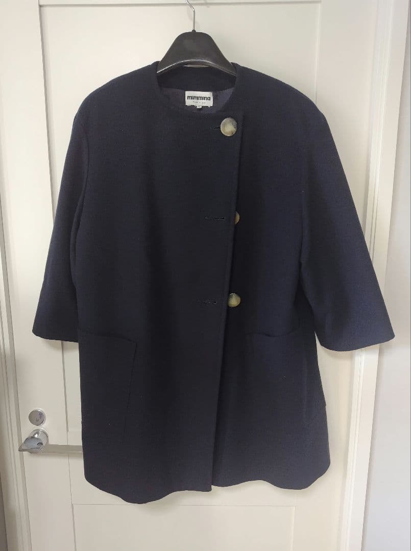 mimmina カシミヤ100% コート サイズ42 イタリア製 レディースML