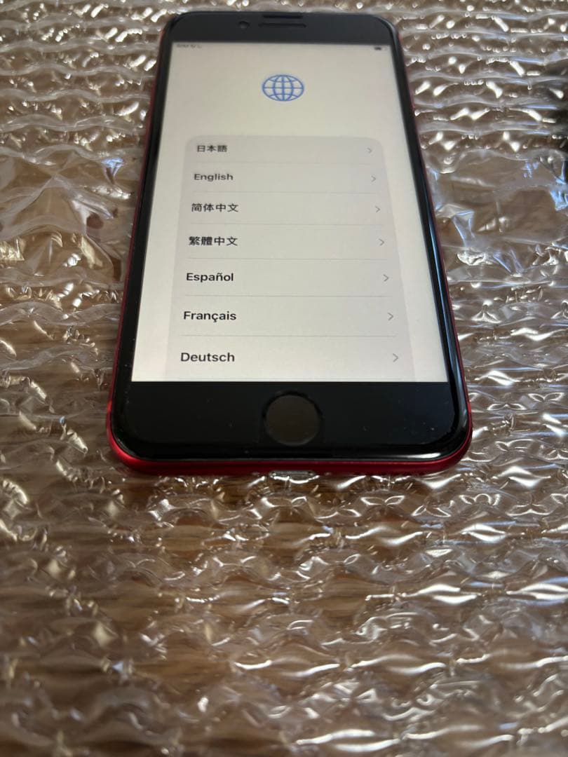 美品　訳ありiPhone SE (第2世代) 64GB RED SIMフリー