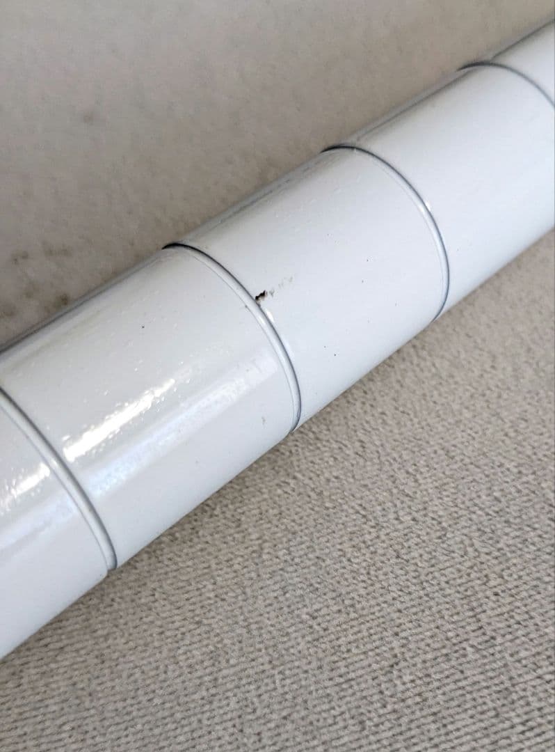 ☆セット購入②☆エレクターポール4本☆廃盤の白☆1900×900×600☆