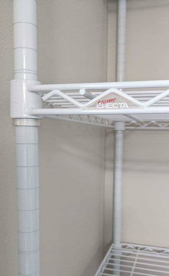 ☆セット購入②☆エレクターポール4本☆廃盤の白☆1900×900×600☆