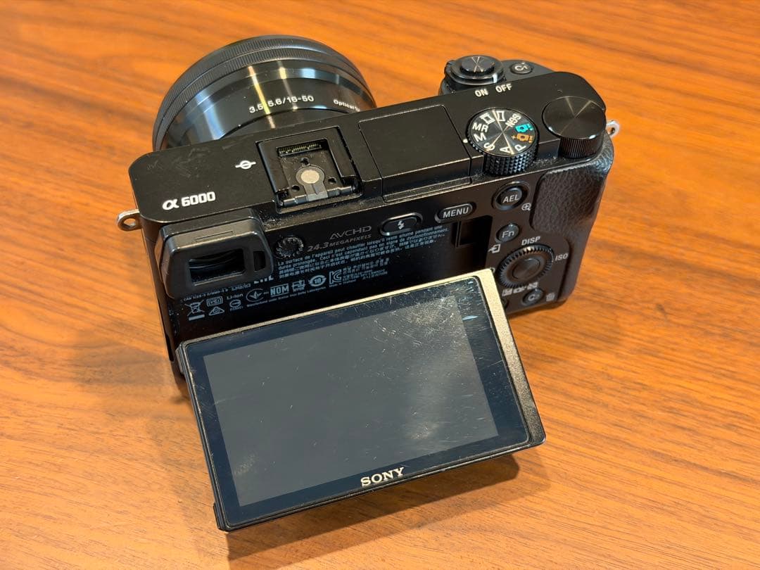 SONY α6000 ミラーレスカメラ ダブルズームキット SDカード付き