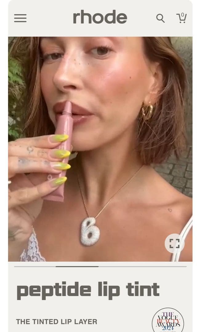 Rhode リップティント toast