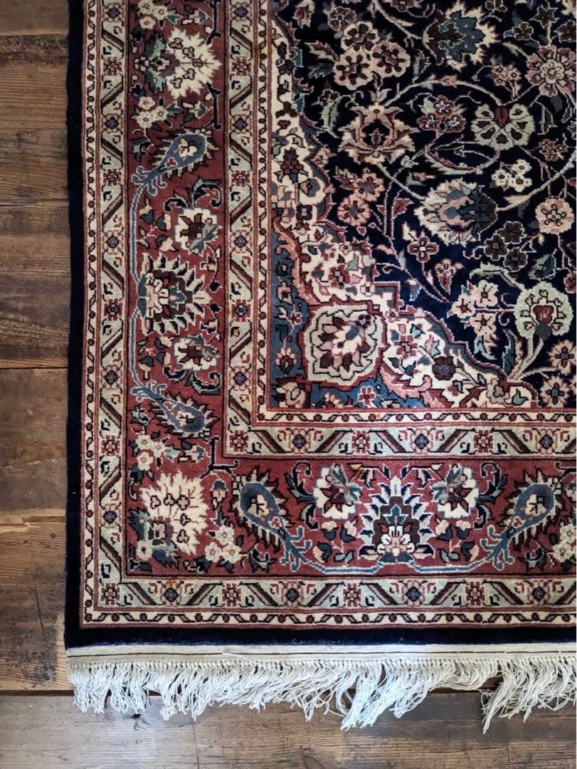 ヴィンテージペルシャラグ 手織り ウール 190×127cm