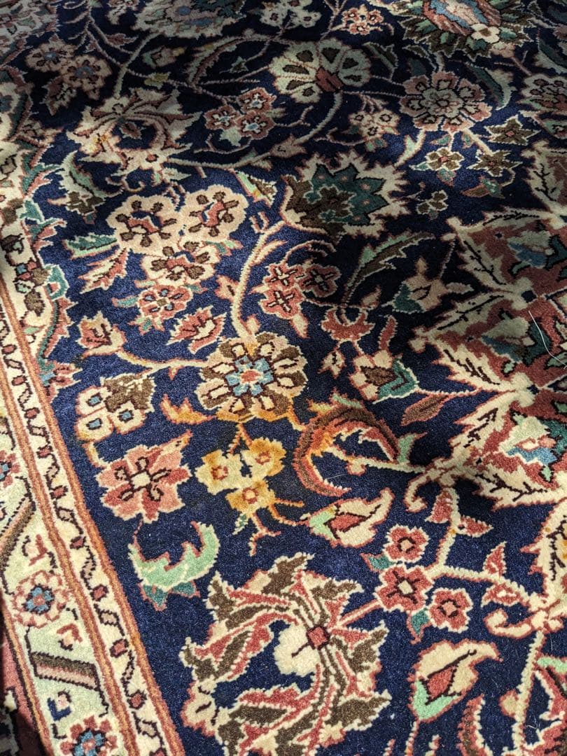 ヴィンテージペルシャラグ 手織り ウール 190×127cm