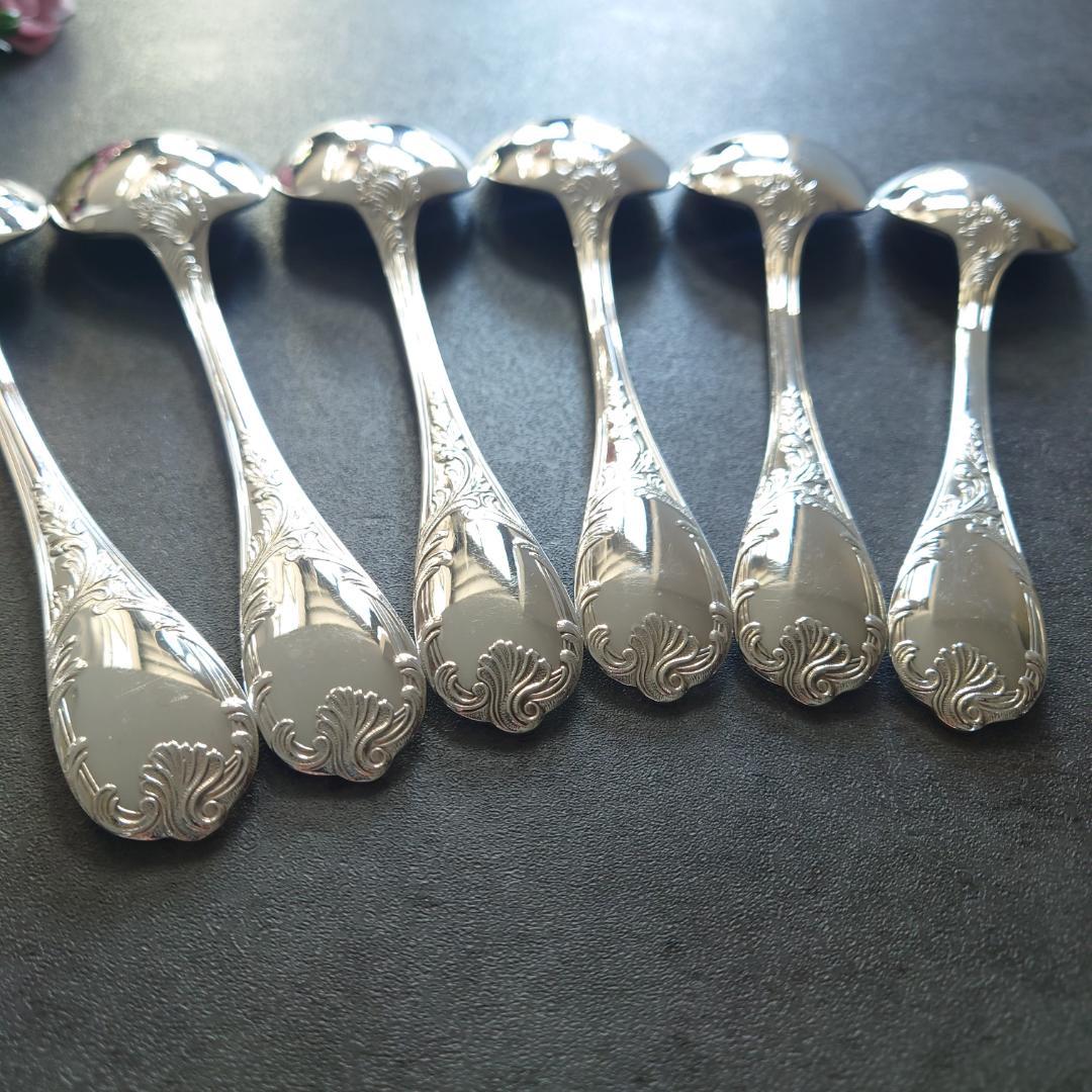 希少 美品 クリストフル マルリー コンソメスプーン 6点