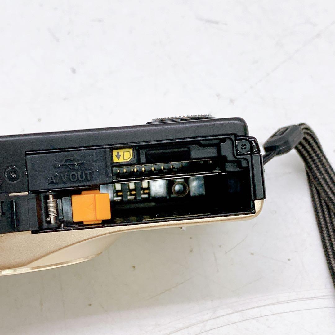 1AA2 【美品】Nikon COOLPIX S8100 ゴールド 動作品