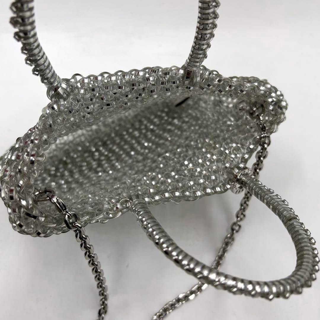 美品　ANTEPRIMA　スタンダードミニアトゥーラ　インナーバッグ　シルバー