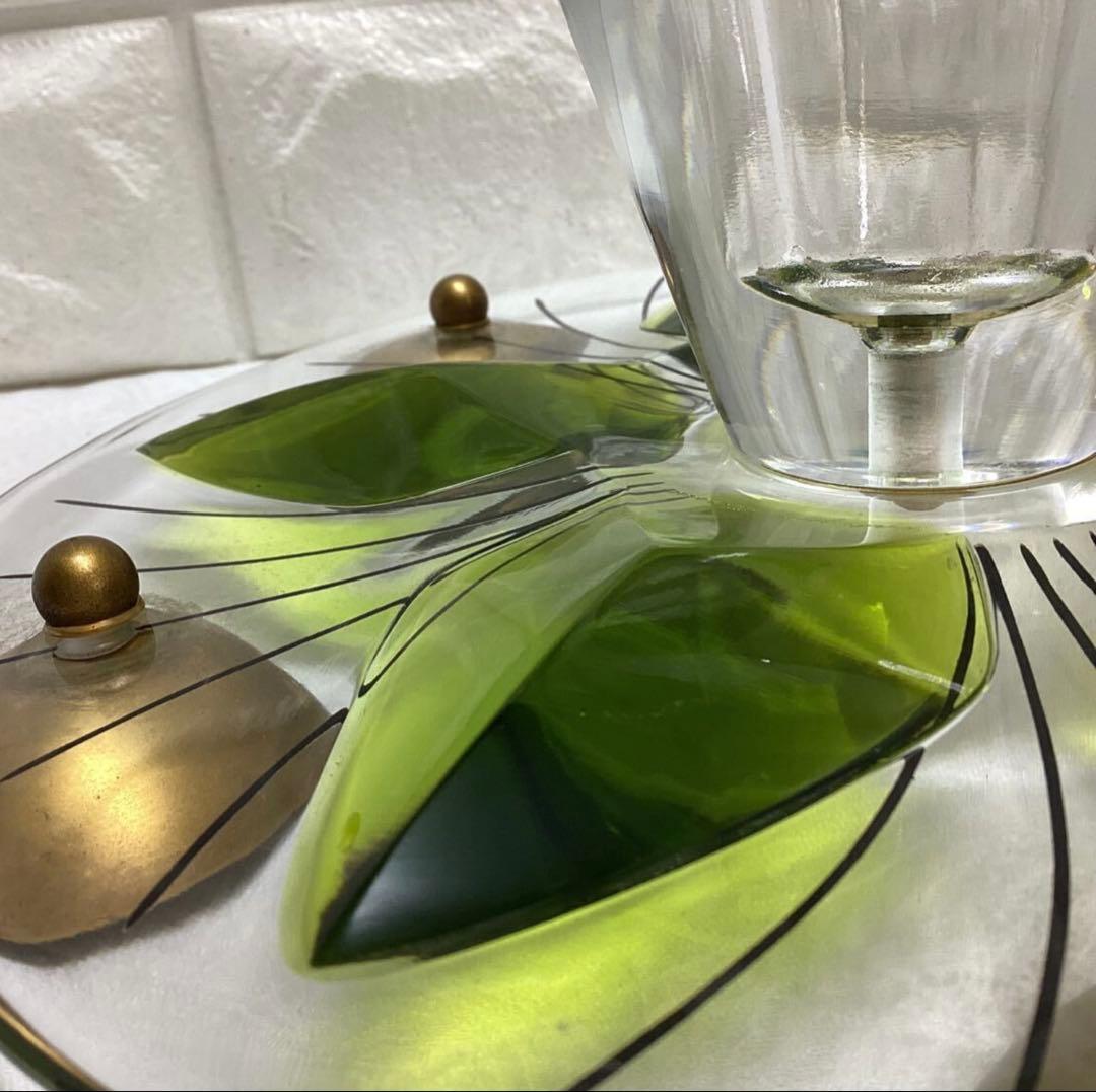 希少　ラリック LALIQUE ビンテージ キャンドルスタンド 燭台 フランス