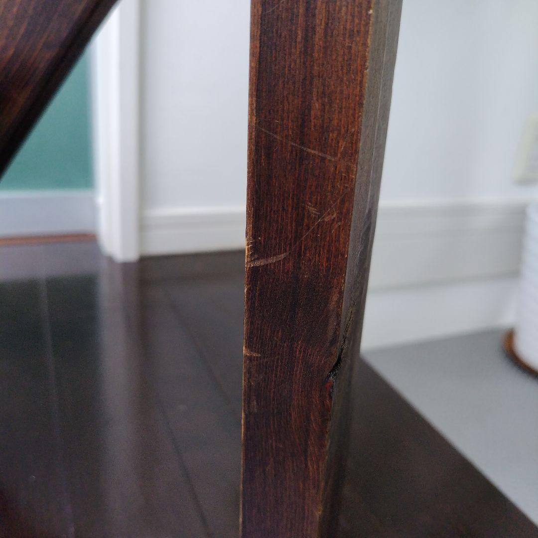 アンティーク 古木を活かした階段ディスプレイ台 シェルフ 4段 天然木