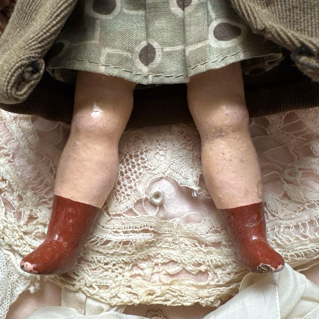 フランスアンティークドール　ビスクヘッドドール　ミニョネット　フレンチドール