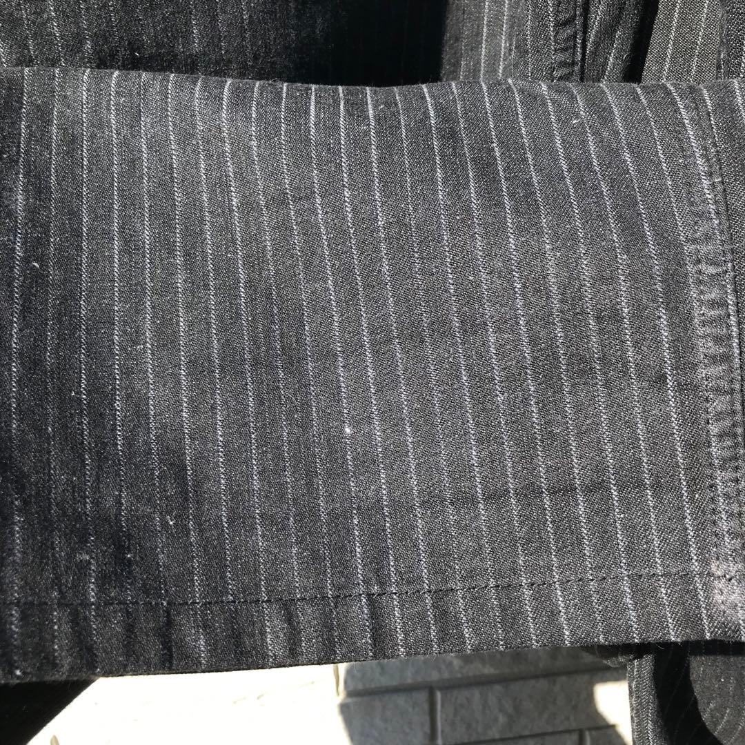 ダッパーズ　オーバーオール　44 　チャコール　ヘリンボーン