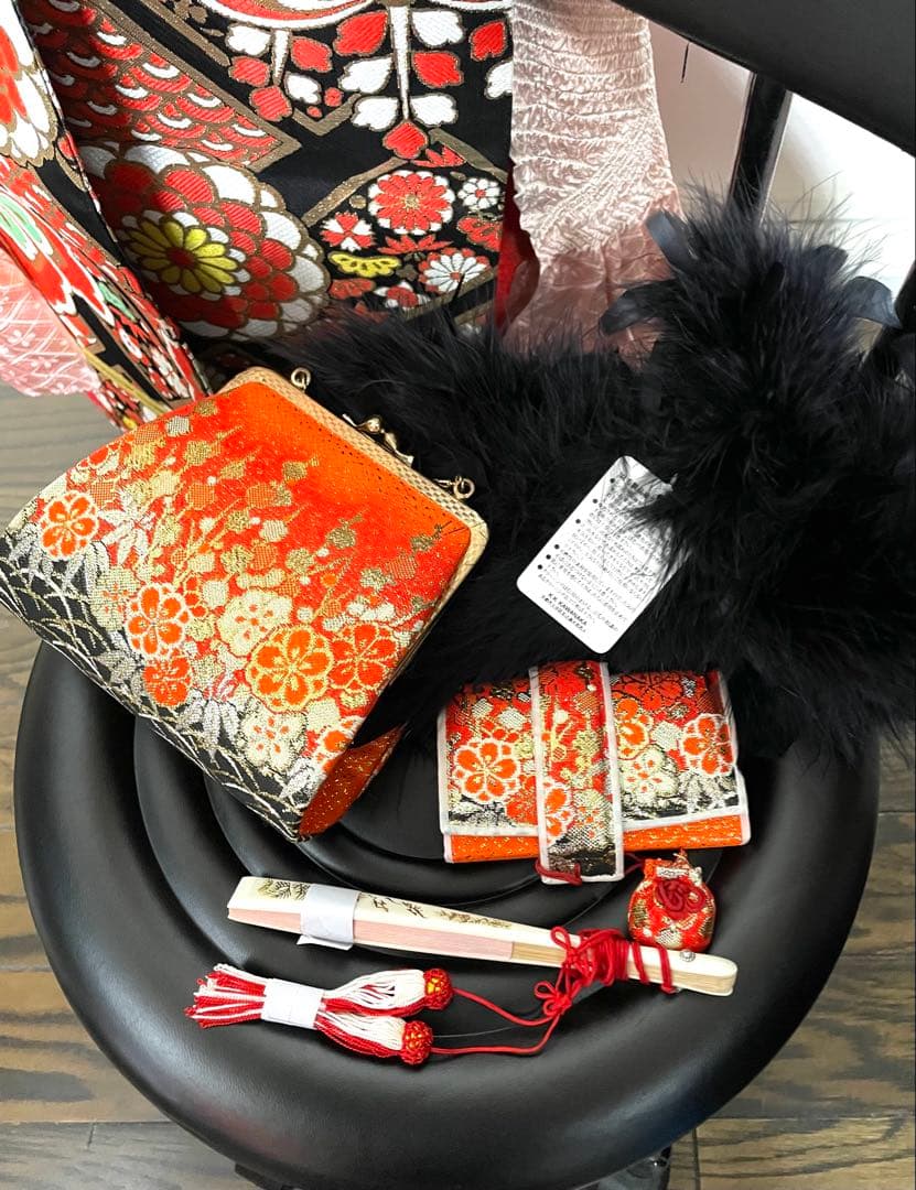 振袖セット 7歳 七五三用お雛様