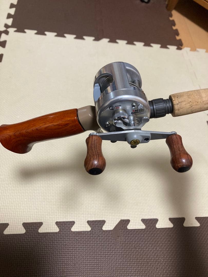 アブ　アンバサダー　SM1600C ウッドパーミングカップ仕様　ウッドノブ　希少