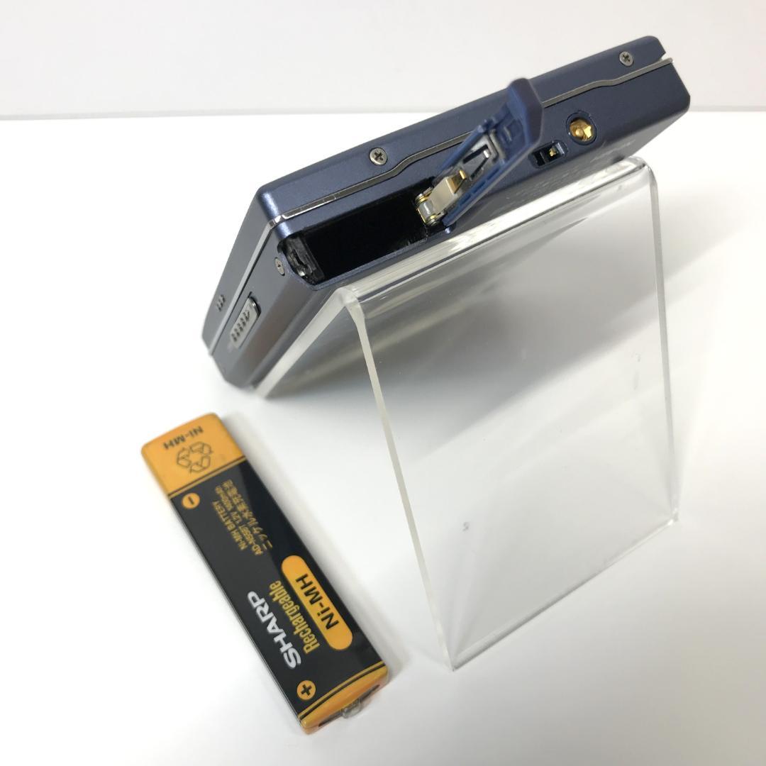 【希少・美品】SONY MDウォークマン MZ-NE810 アルミボディ ブルー