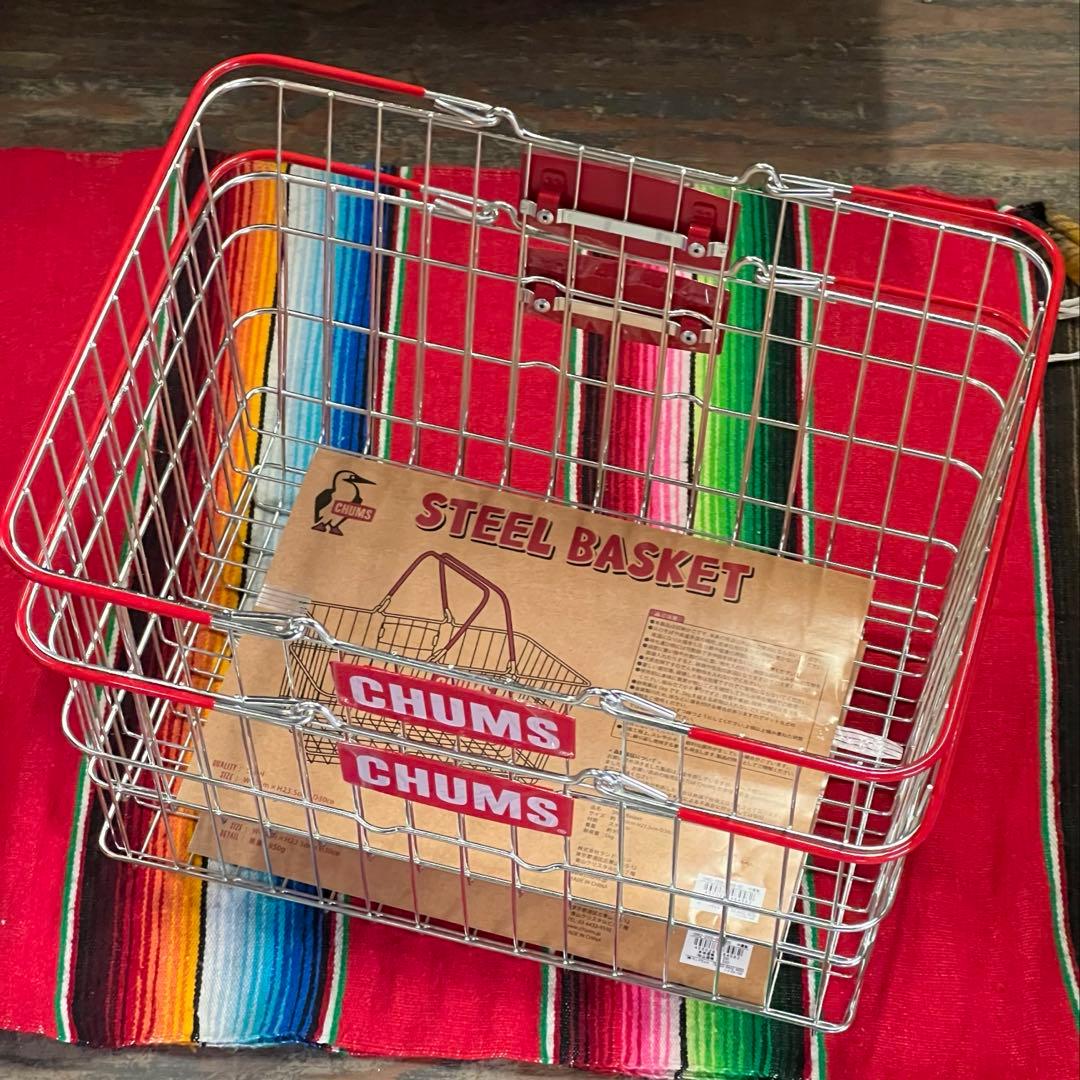 新品　CHUMS Steel Basket チャムス バスケット　収納　×2点