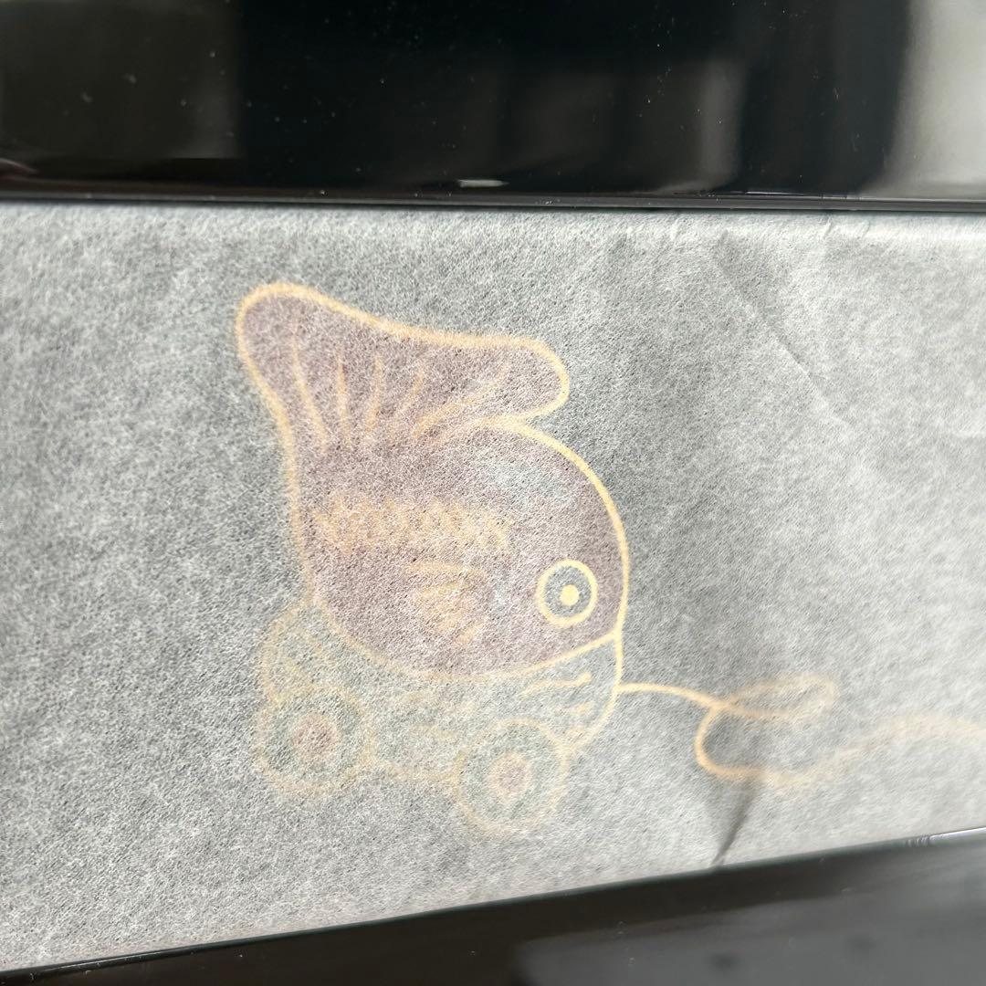 【未使用】象彦　本漆　黒漆塗り　6.5寸　19.5cm角　三段重　重箱