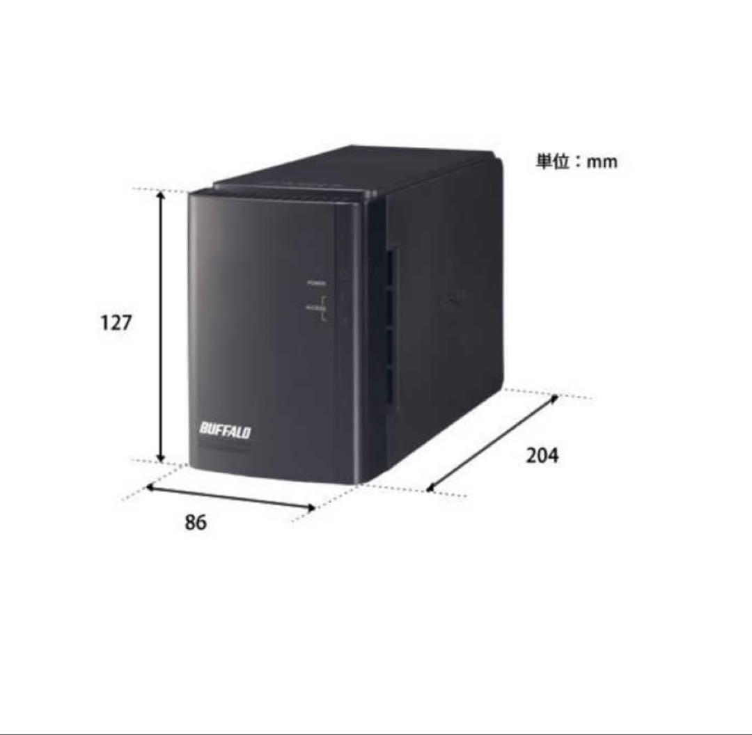 【新品未使用】BUFFALO 外付けHDD 6TB HD-WL6TU3/R1J