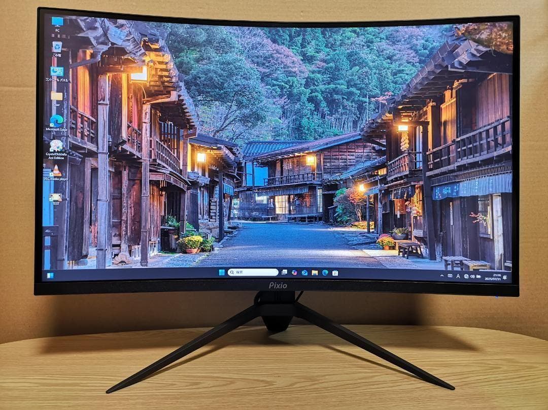 Pixio PXC279 湾曲ゲーミングモニター 27型 240Hz 美品