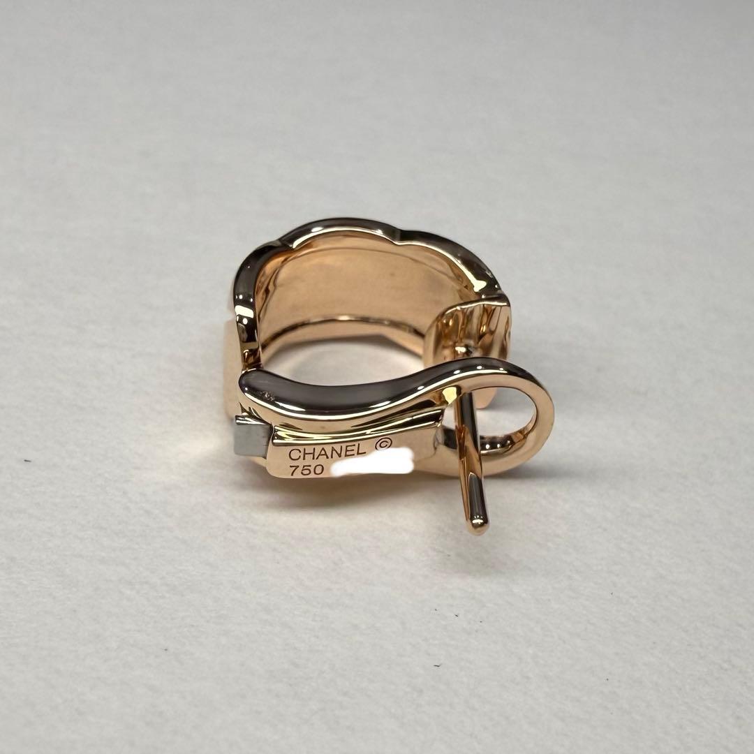 CHANEL シャネル ダイヤモンド　ピアス ココクラッシュ ピンクゴールド