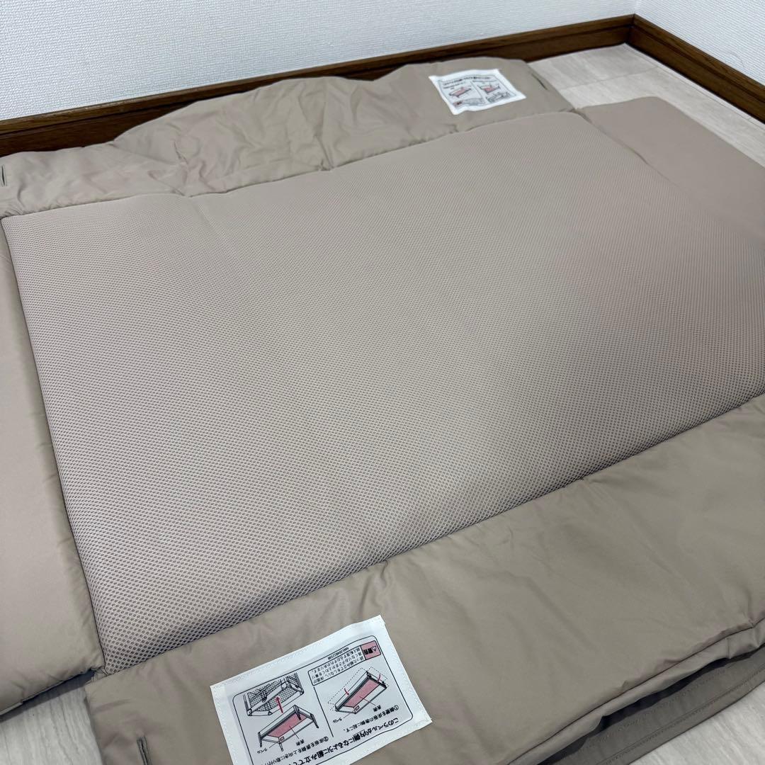 【美品】アップリカ ココネルエアー ベビーベッド ココア