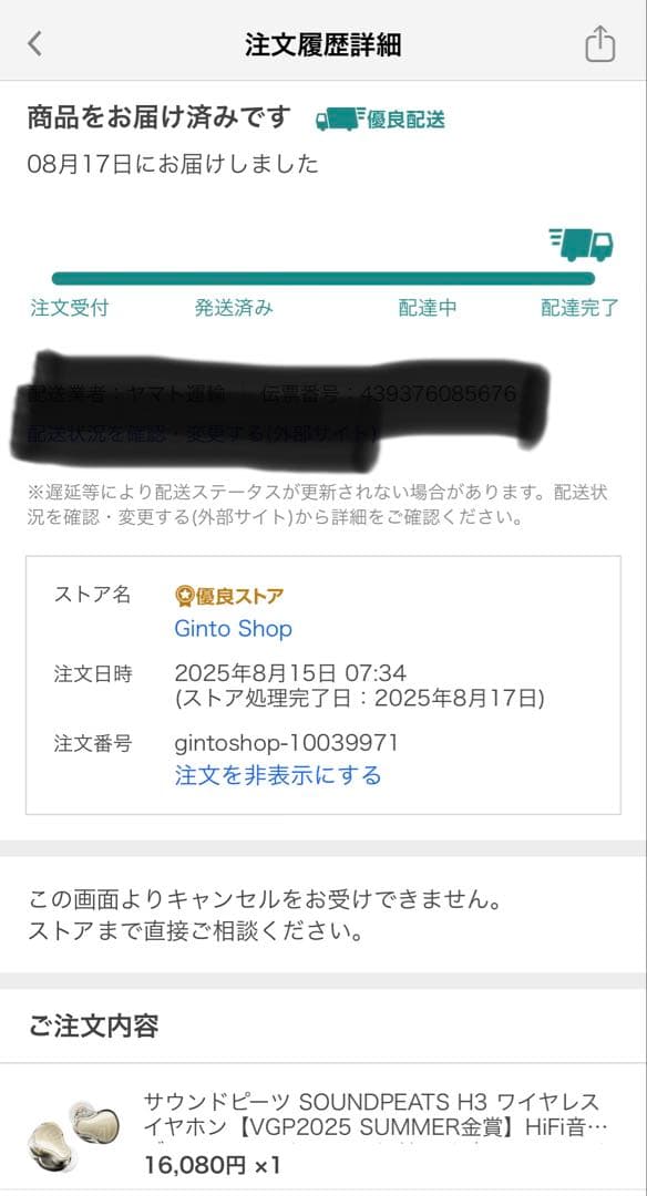 SOUNDPEATS(サウンドピーツ) H3 ワイヤレスイヤホン