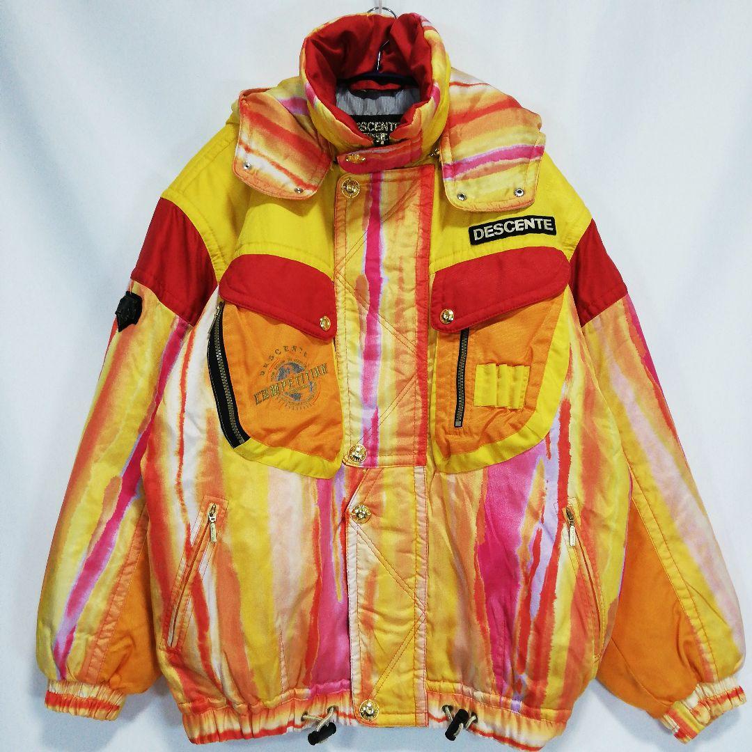 DESCENTE スキーウェア ジャケット パンズ メンズ イエロー デサント