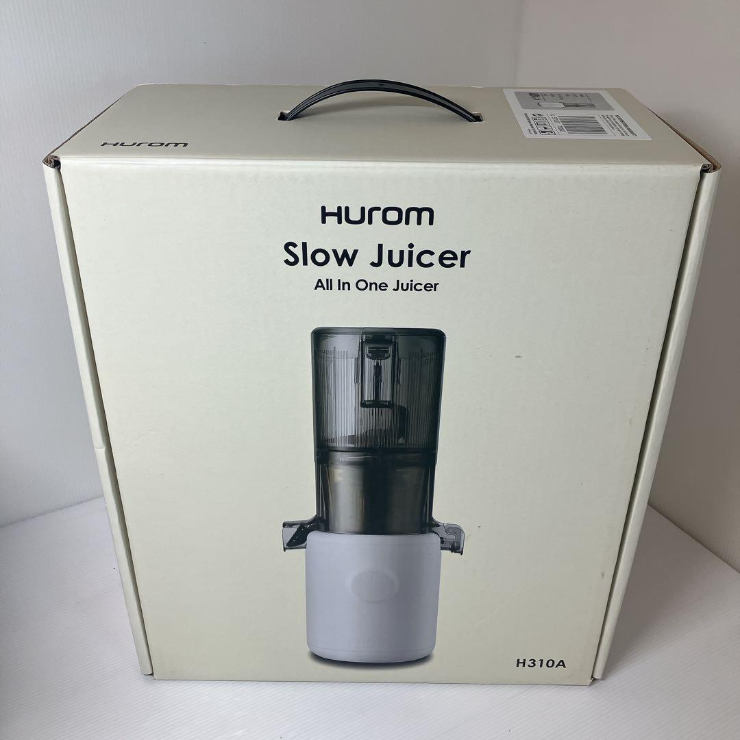 開封のみ未使用品 ヒューロム スロージューサー H310Aホワイト