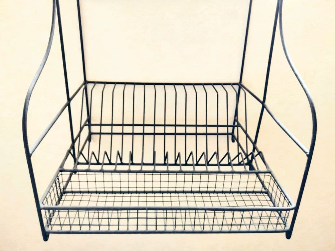 【ANTIQUE】コントワール・ドゥ・ファミーユ アイアンディッシュラック